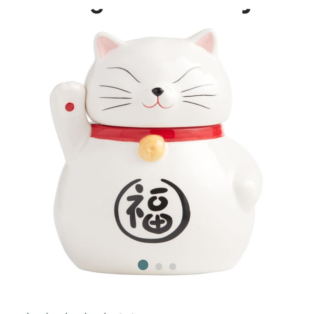 Big set of cat cookie jars
